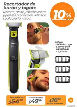 TVentas Recortador de barba y bigote recorte oferta
