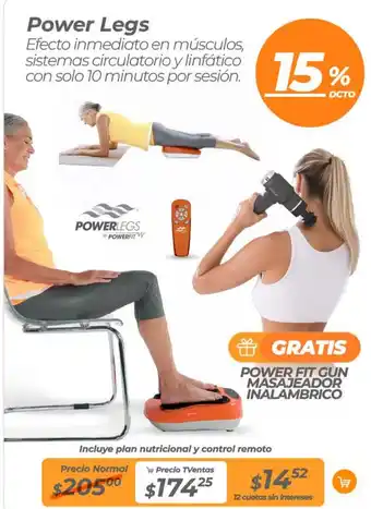 TVentas Power legs oferta