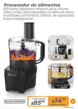 TVentas Black+decker procesador de alimentos oferta