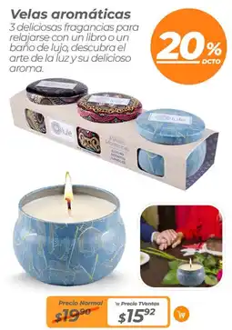 TVentas Velas aromáticas oferta