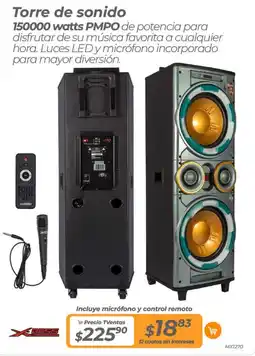 TVentas Torre de sonido oferta