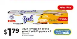 Tia Yeli Atún lomitos en Aceite girasol oferta