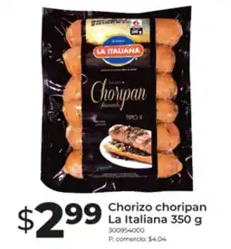 Tia La Italiana Chorizo choripan oferta