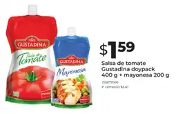Tia Gustadina salsa de tomate + mayonesa oferta