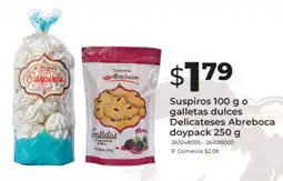 Tia Suspiros o galletas dulces delicateses abreboca oferta