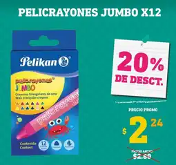 Coral Hipermercados Pelikan pelicrayones jumbo oferta