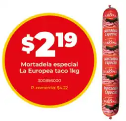 Tia La europea taco mortadela especial oferta
