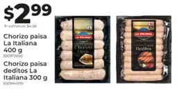 Tia La italiana chorizo paisa oferta