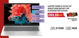 Tia Laptop core i3-1215u 14" oferta