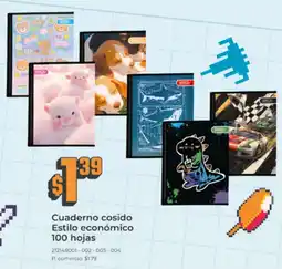 Tia Estilo económico cuaderno cosido oferta