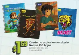 Tia Norma cuaderno espiral universitario oferta