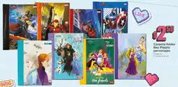 Tia Carpeta folder rex plastic personajes oferta
