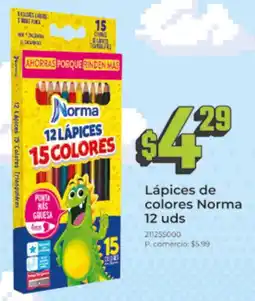 Tia Norma lápices de colores oferta