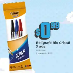 Tia Bic bolígrafo cristal oferta