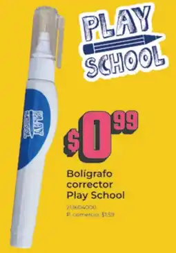 Tia Play school bolígrafo corrector oferta