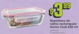 Tia Home club repostero de vidrio rectangular oferta
