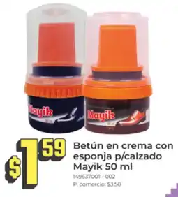 Tia Mayik betún en crema con esponja p/calzado oferta