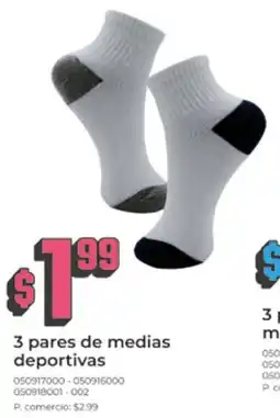 Tia 3 pares de medias deportivas oferta