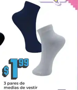 Tia 3 pares de medias de vestir oferta