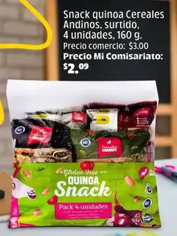 Mi Comisariato Snack quinoa cereales andinos, surtido oferta
