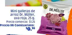 Mi Comisariato Dr. müller mini galletas de arroz uva roja oferta