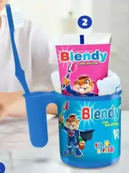 Mi Comisariato Kit escolar blendy, pasta dental y cepillo, 3+ años oferta