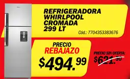 Akí Whirlpool refrigeradora cromada oferta