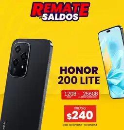 Novicompu Honor 200 lite oferta