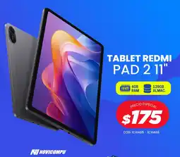 Novicompu Redmi tablet pad 2 11" oferta