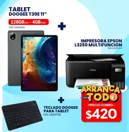Novicompu Doogee T30E tablet 11" oferta