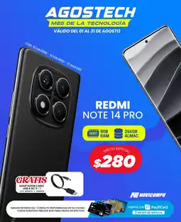 Novicompu Redmi note 14 pro oferta