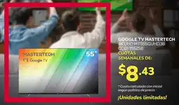 Artefacta Mastertech google tv 55" oferta