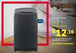 Artefacta Lg lavadora oferta