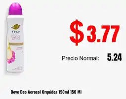 Supermaxi Dove deo aerosol orquidea oferta