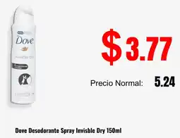Supermaxi Dove desodorante spray invisble dry oferta