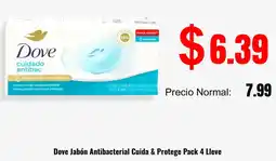 Supermaxi Dove jabón antibacterial cuida & protege oferta