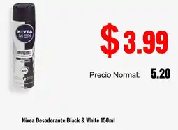 Supermaxi Nivea desodorante black & white oferta
