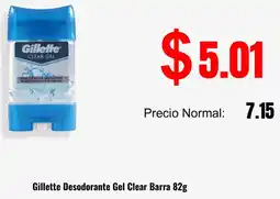 Supermaxi Gillette desodorante gel clear barra oferta
