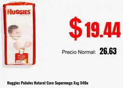 Supermaxi Huggies pañales natural care supermega oferta