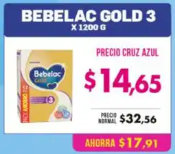 Farmacias Cruz Azul Bebelac gold 3 oferta