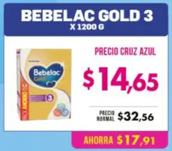 Farmacias Cruz Azul Bebelac gold 3 oferta