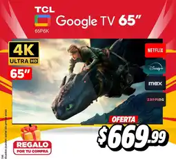 Advance Tcl google tv 65″ oferta