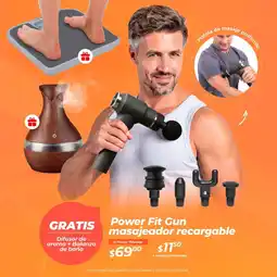 TVentas Power Fit Gun masajeador recargable oferta