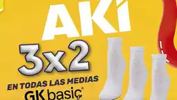Akí En todas las medias oferta