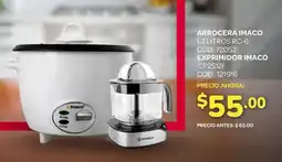 Artefacta Imaco arrocera 1.2 L + exprimidor oferta