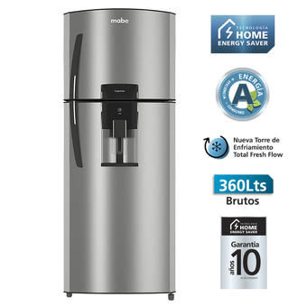 La Ganga Refrigeradora mabe inox 360 litros oferta