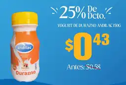 Coral Hipermercados Andilac yogurt de durazno oferta