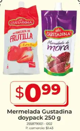 Tia Gustadina mermelada doypack oferta