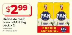 Tia Pan harina de maiz blanco oferta