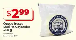 Tia Cayambe queso fresco lucilita oferta
